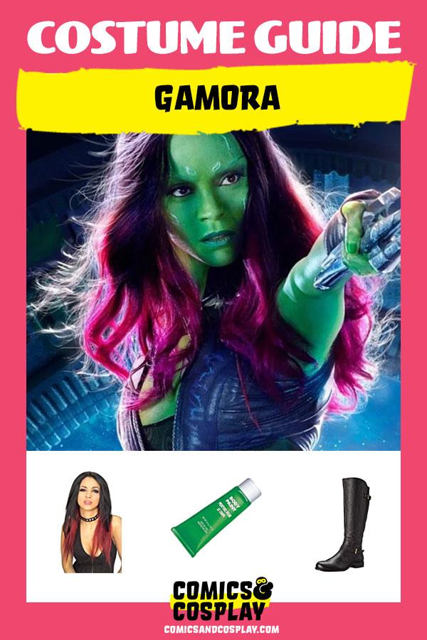 Gamora Costume Ideas Diy Cosplay W Wig And Outfit