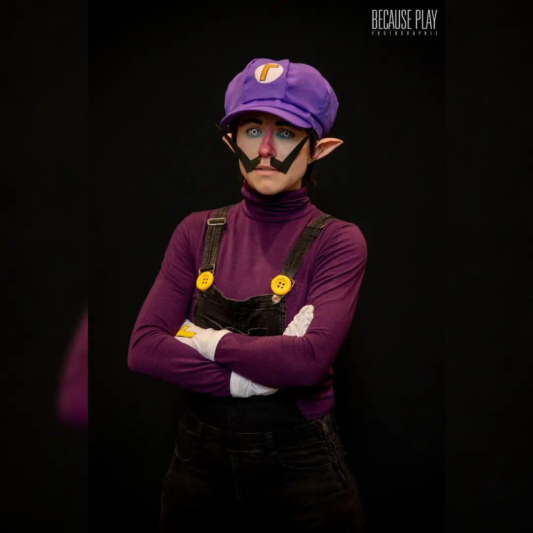 Waluigi Costume Ideas Diy Cosplay W Hat And Mustache 